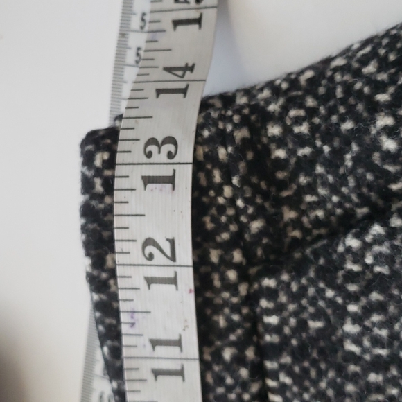 Theory Cashmere Angora virgin wool Plaid Skirt - Picture 8 of 9